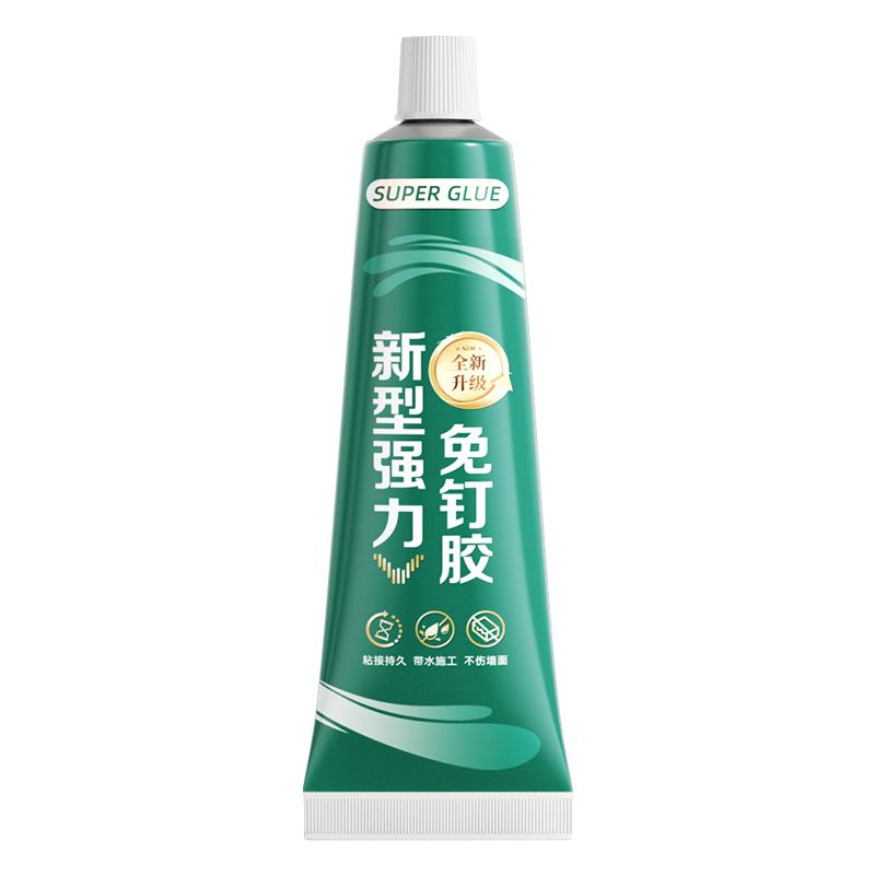 免钉胶强力万能胶高粘度贴墙专用金属墙面镜子瓷砖粘合剂卫生间置物架挂钩固定防水防霉家用免打孔超强力