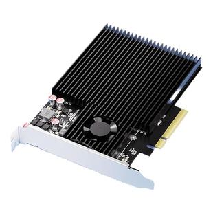 DIEWUM.2固态硬盘阵列卡4盘位PCIE3.1X8转M.24.0/3.0转NVMe转接卡