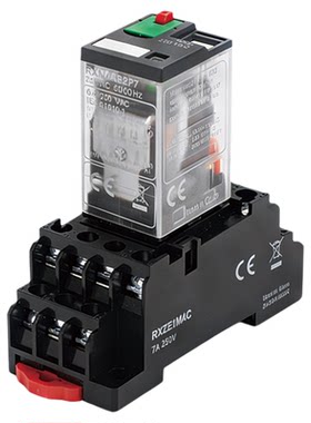 施耐德RXM小型中间继电器DC24V