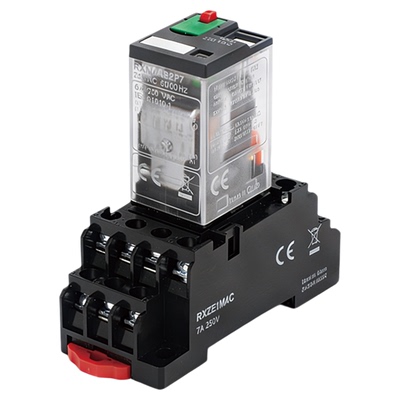 施耐德小型中间继电器RXM2LB2BD