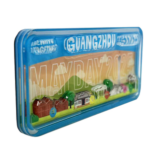 亚克力多层立体滴胶文创磁吸工艺品个性创意照片旅游定制冰箱贴