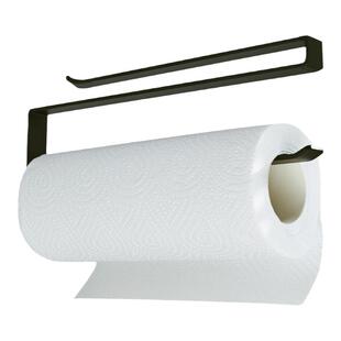 橱柜下挂卷纸架吊柜下抹布保鲜膜置物架不锈钢悬挂架厨房纸巾挂架