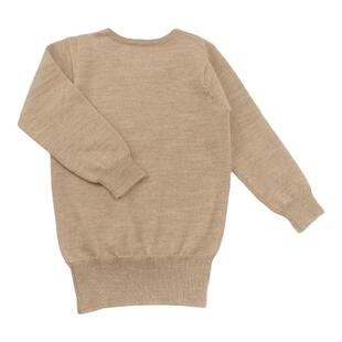 香港鸡仔唛进口纯羊毛童装保暖内衣婴儿肩钮长袖防缩防过敏1-3岁