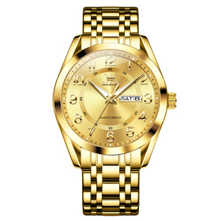 父亲节送礼中老年男士手表机械表全自动数字夜光防水石英品牌手表