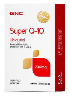 GNC超级辅酶Q10泛醇还原性