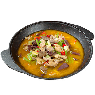 菜帮主黄焖杀猪菜400g猪肝肺肥肠加热即食酒店餐饮袋装半成品食材