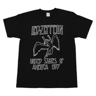 齐柏林飞艇枪花metallica披头士乐队pinkfloyd涅盘摇滚长短袖T恤