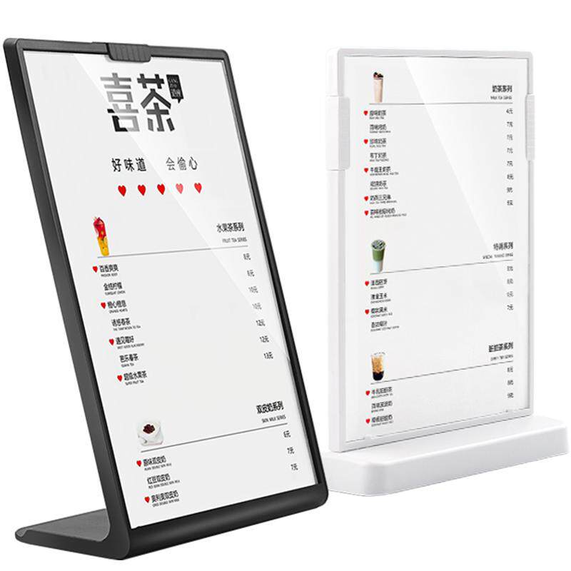 亚克力台卡架a4双面餐桌价格展示