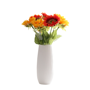 北欧风格餐桌陶瓷大花瓶摆件客厅插花器创意电视柜装饰品花艺摆设