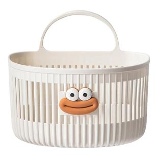 宿舍床边壁挂吸盘多功能小挂篮置物架卫生间废弃洗脸巾收纳盒厨房