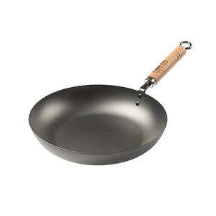 【自营】吉川日本进口纯铁锅无涂层煎锅不易粘平底锅燃气26cm家用