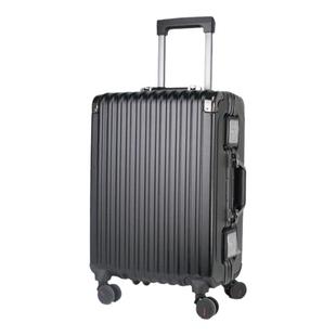 王子坊铝框拉杆箱20寸登机箱平框行李箱海关锁密码箱24学生万向轮