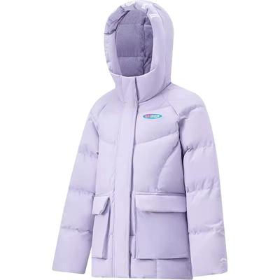 李宁女童防风保暖新款羽绒服