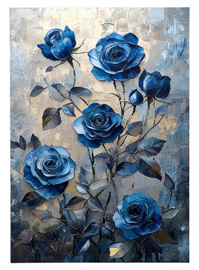 花朵系列数字油画diy手工填色