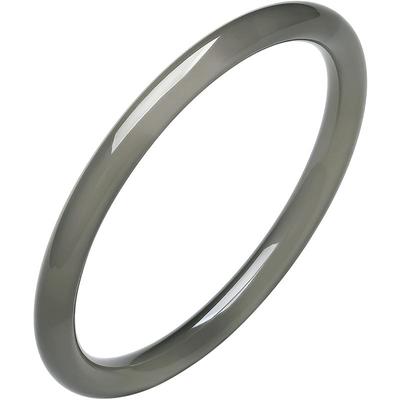 周六福库里蓝玉髓手镯圆条墨叮当镯新中式国风新年礼物送女友