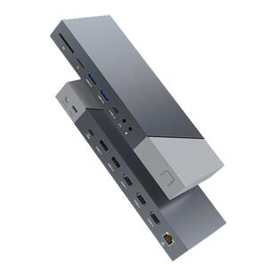 DisplayLink拓展坞M1M2笔记本支持Mac多屏异显MST扩展千兆网口HUB