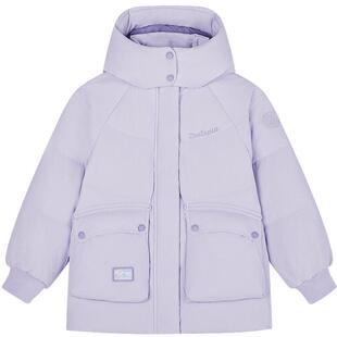 波司登儿童时尚短款中长款收腰羽绒服