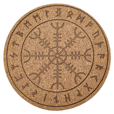 北欧如尼卢恩水晶阵底盘七星托盘