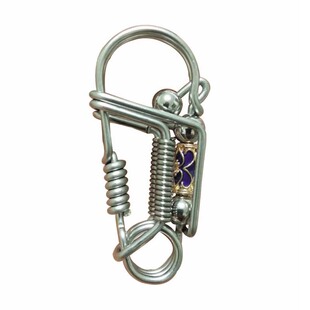 工艺焊丝钥匙扣男士纯手工自制腰挂小鸟不锈钢创意礼品情侣貔貅链