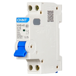 正泰NXB-40 1P+N 双进双出 DZ267 升级版 家用空气开关小型断路器