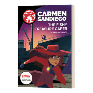 英文原版 The Fishy Treasure Caper Graphic Novel 神偷卡门1 电影漫画故事图画书 Netflex剧 英文版 进口英语原版书籍儿童外文书
