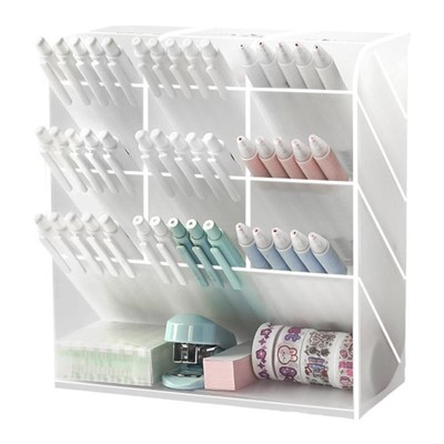 买1个送1个】斜插13格大容量笔筒