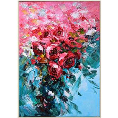 捡漏纯手绘玄关艺术成品画特价