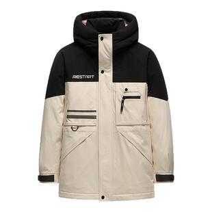 明星同款鸭鸭情侣男女同款羽绒服短款宽松百搭加厚保暖拼色外套HS