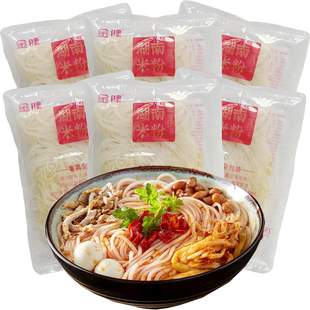 湖南常德特产金健半干湿米粉180g*12包 正宗粗圆粉家庭装牛肉米线