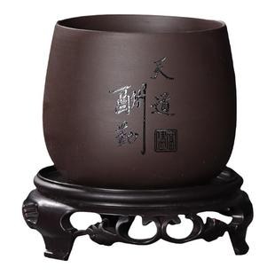 花盆陶瓷花盆蝴蝶兰花文竹花卉绿植盆栽多肉盆景紫砂兰花盆带底座