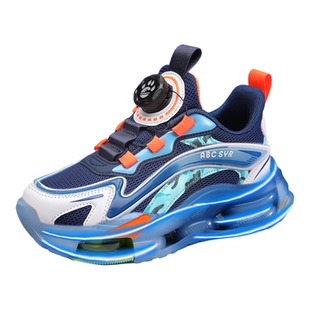 欧文跑步鞋子男童鞋超轻单网面透气垫薄款运动鞋儿童2026新款春款