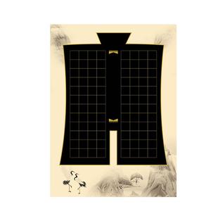 a4黑底硬笔书法用纸方格纸作品纸比赛专用钢笔纸中国风黑底白字小学生练字纸黑卡金字古风方格钢笔书法练字本