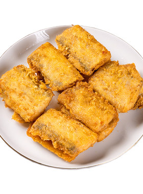 香炸带鱼段1kg食堂快餐食材