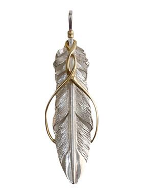 一休老银匠男女铜/银绕线直羽毛