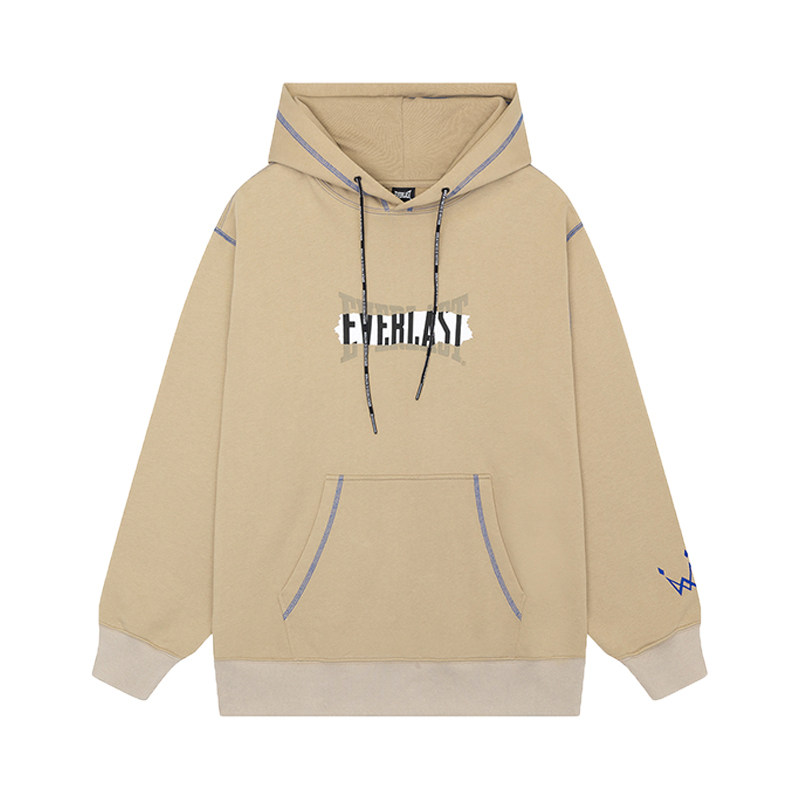 EVERLAST 拳击运动卫衣带帽秋冬款新款休闲时尚男女纯棉上衣