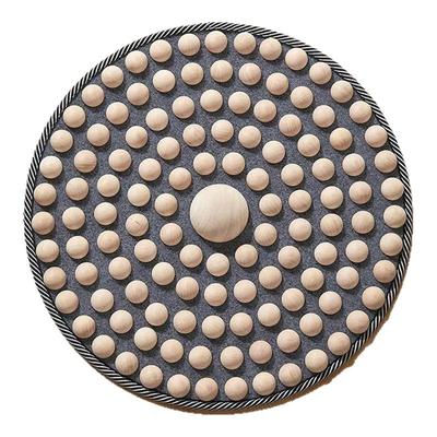 迦帝天然实木质指压板按摩垫走毯