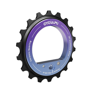 CYCLAMI后拨中空偏心大导轮18T陶瓷轴承DIY自行车R8000/7000配件