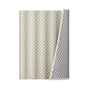 c型浴帘弧形浴室浴罩加厚防水布防霉冬天洗澡专用保暖帐篷免打孔