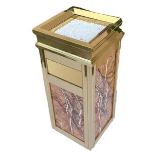 酒店垃圾桶大堂立式不锈钢带烟灰缸商用宾馆走廊ktv电梯口果皮箱