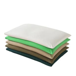 枕头单人枕芯加枕套家用成人稻壳麦皮护颈椎枕大学生宿舍硬枕一对