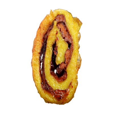 油炸山西寿阳米面枣糕特色小吃