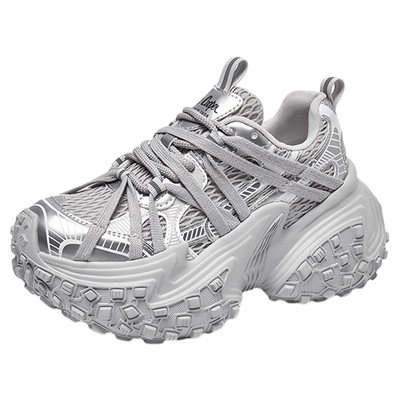 LeeCooper老爹鞋女2026新款春季软底网面休闲运动鞋女鞋