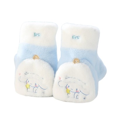 三丽鸥正版翻盖刺绣手套可爱卡通萌趣少女心保暖舒适柔软玉桂狗萌