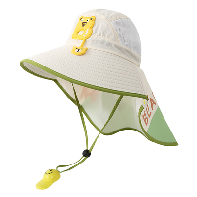 卡尔美儿童防晒帽子夏季防紫外线