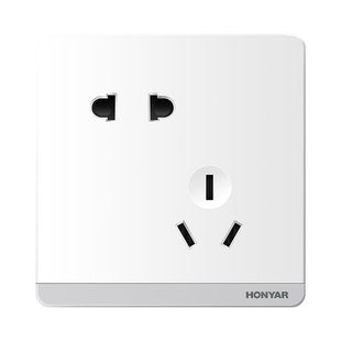 鸿雁开关插座墙壁86型空白面板底盒暗盒线盒接线盒盖板白板挡板