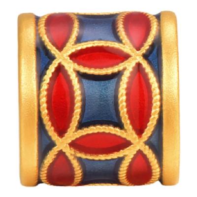 明牌珠宝黄金烤漆路路通串珠