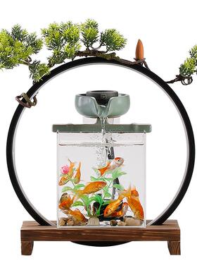时来运转流水摆件循环水