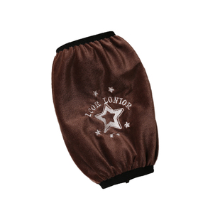 袖套男短款秋冬季上班女工作防脏套袖办公室护袖羽绒服袖头黑色