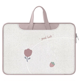 简约手提笔记本电脑包16寸适用于华为matebook14内胆包苹果Macbookair13.3英寸m2m3保护套联想小新pro15.6寸