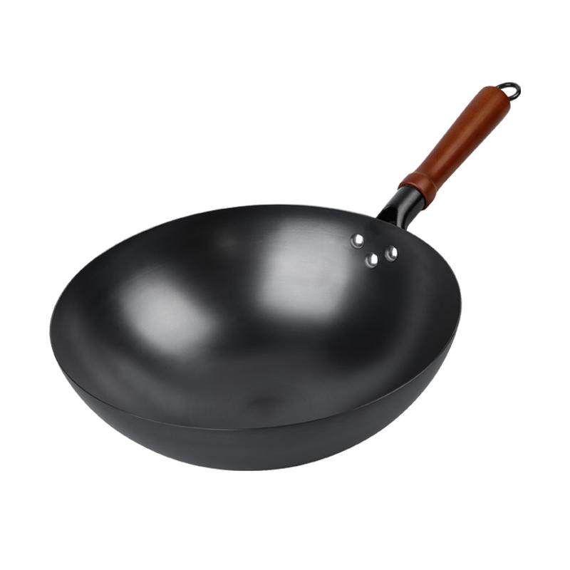手工铁锅传统老式家用炒锅无涂层